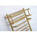 Luxury Golden Heated Towel Radiator Stainless Steel 304 Towel Racks Towel Warmer 9048